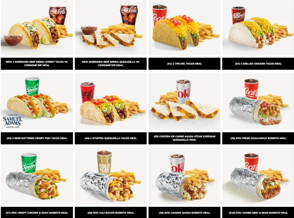 del taco meals