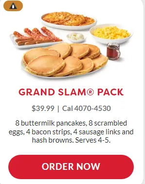 Denny's Menu