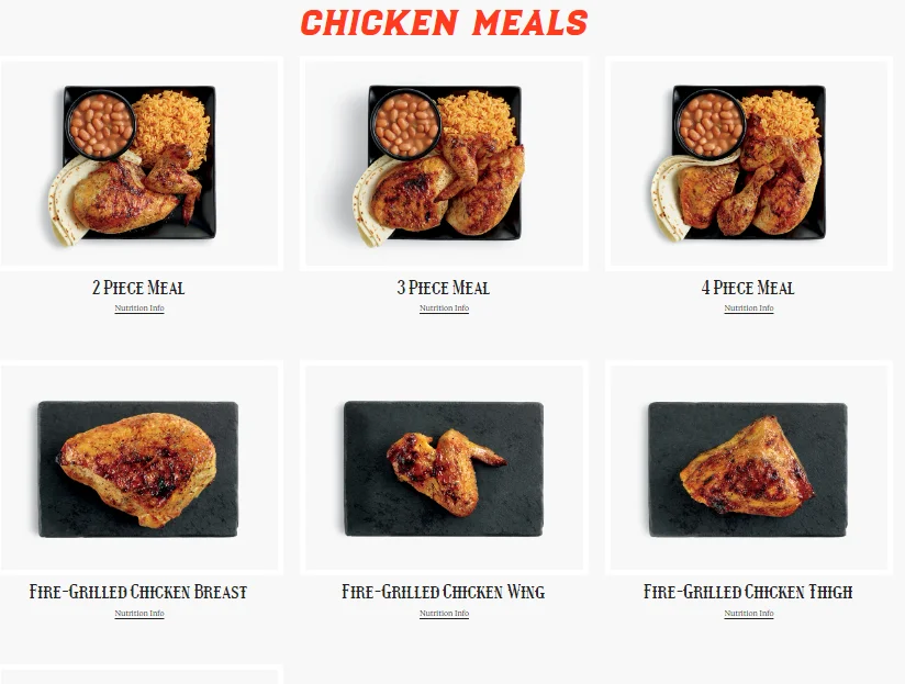 Individual Chicken Meals