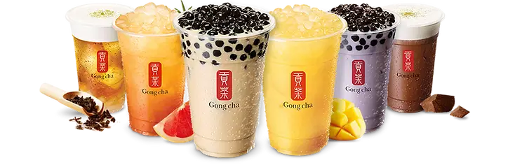 Gong Cha Brewed Tea Series menu USA 