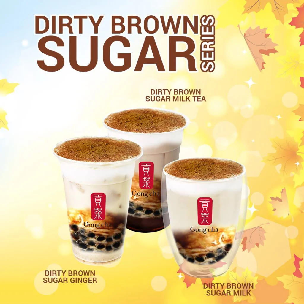 gong cha Dirty Brown Sugar Series