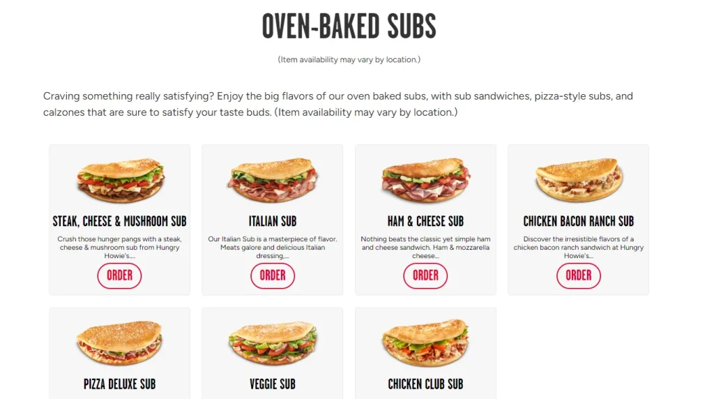 Oven Baked Subs