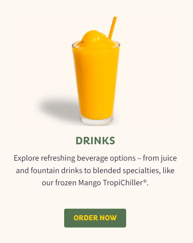 pollo tropical menu drinks