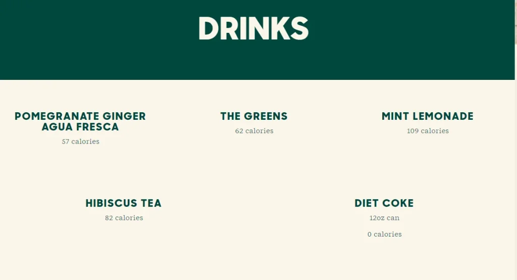 tender green drinks